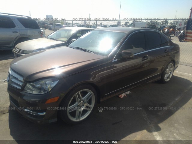 Photo 1 VIN: WDDGF4HB1DR291111 - MERCEDES-BENZ C-CLASS 