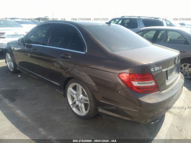 Photo 2 VIN: WDDGF4HB1DR291111 - MERCEDES-BENZ C-CLASS 