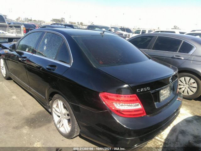 Photo 2 VIN: WDDGF4HB1EA900357 - MERCEDES-BENZ C-CLASS 