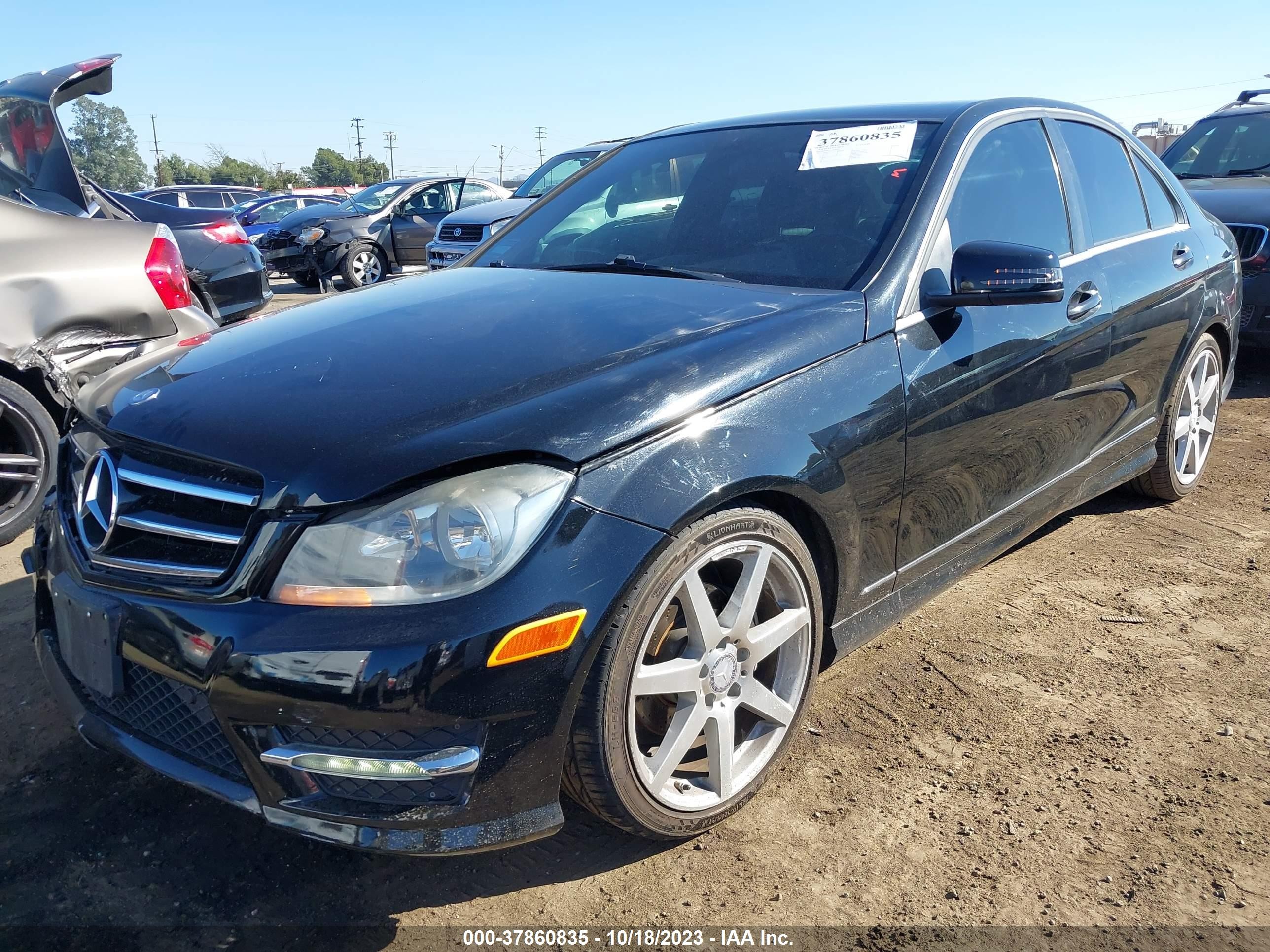 Photo 1 VIN: WDDGF4HB1EA957092 - MERCEDES-BENZ C-KLASSE 