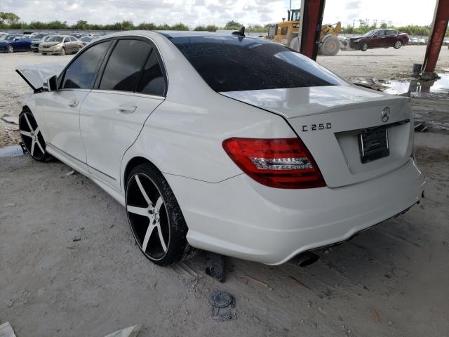 Photo 2 VIN: WDDGF4HB1EG215949 - MERCEDES-BENZ C 250 