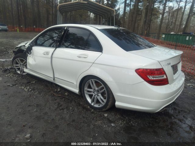 Photo 2 VIN: WDDGF4HB1EG250524 - MERCEDES-BENZ C-CLASS 