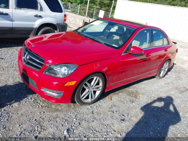 Photo 1 VIN: WDDGF4HB1ER311357 - MERCEDES-BENZ C-CLASS 