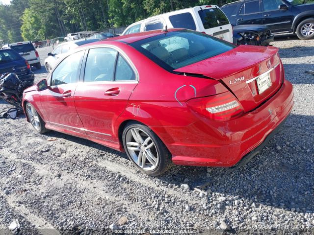 Photo 2 VIN: WDDGF4HB1ER311357 - MERCEDES-BENZ C-CLASS 