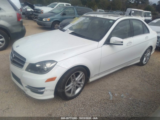 Photo 1 VIN: WDDGF4HB1ER313643 - MERCEDES-BENZ C-CLASS 