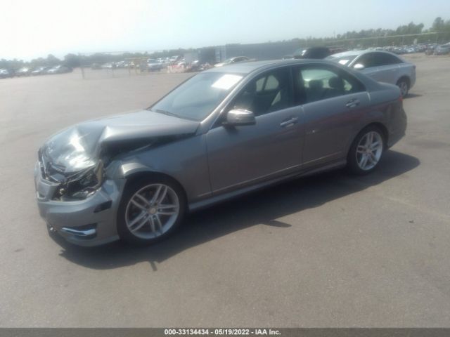 Photo 1 VIN: WDDGF4HB1ER317546 - MERCEDES-BENZ C-CLASS 