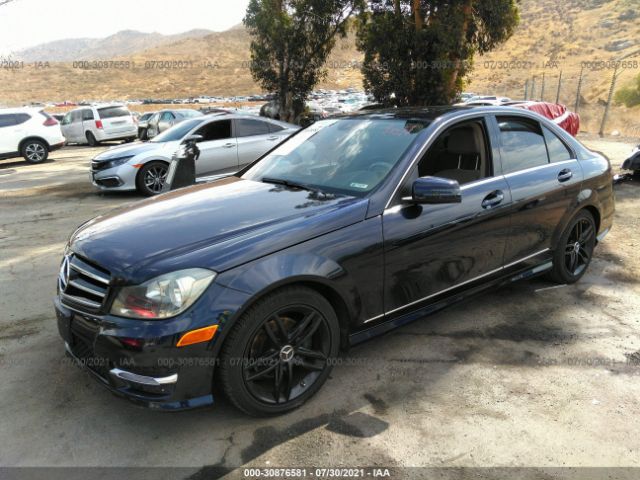 Photo 1 VIN: WDDGF4HB1ER321256 - MERCEDES-BENZ C-CLASS 