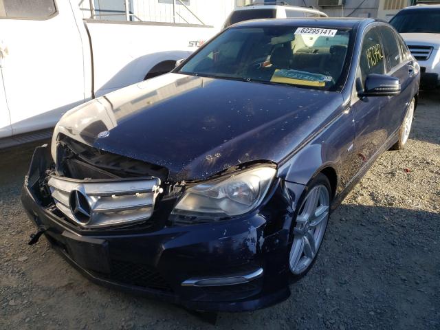 Photo 1 VIN: WDDGF4HB2CA600212 - MERCEDES-BENZ C 250 