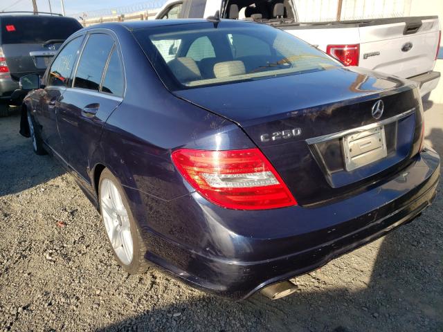 Photo 2 VIN: WDDGF4HB2CA600212 - MERCEDES-BENZ C 250 