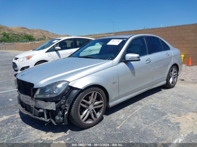 Photo 1 VIN: WDDGF4HB2CA603188 - MERCEDES-BENZ C-CLASS 