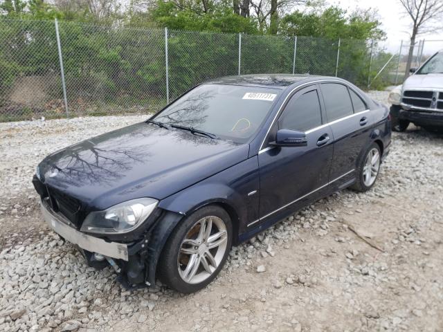 Photo 1 VIN: WDDGF4HB2CA620122 - MERCEDES-BENZ C 250 