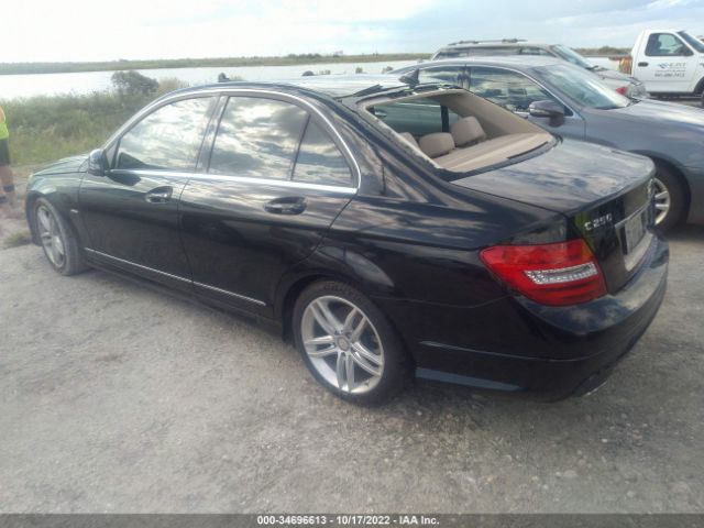 Photo 2 VIN: WDDGF4HB2CA654660 - MERCEDES-BENZ C 250 