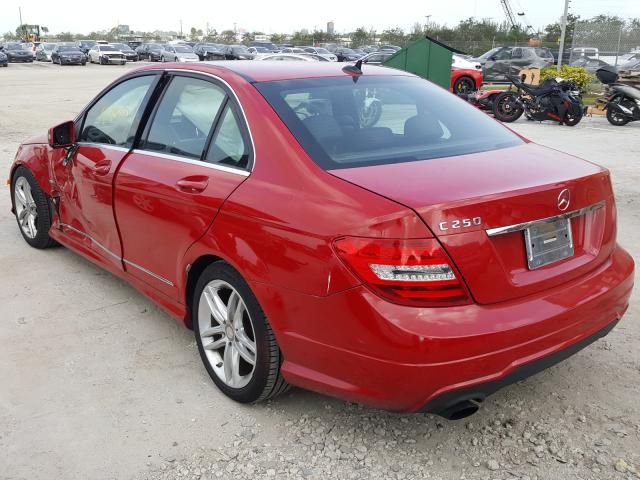 Photo 2 VIN: WDDGF4HB2CR234138 - MERCEDES-BENZ C 250 