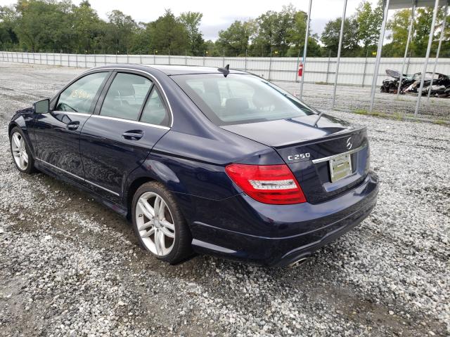 Photo 2 VIN: WDDGF4HB2DA788148 - MERCEDES-BENZ C 250 