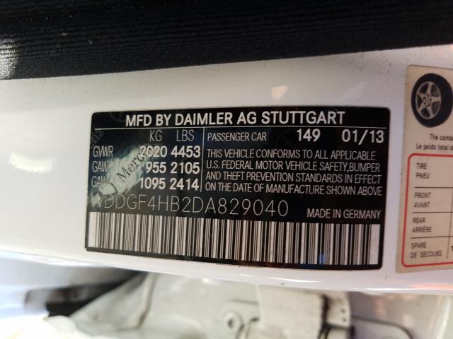 Photo 9 VIN: WDDGF4HB2DA829040 - MERCEDES-BENZ C 250 