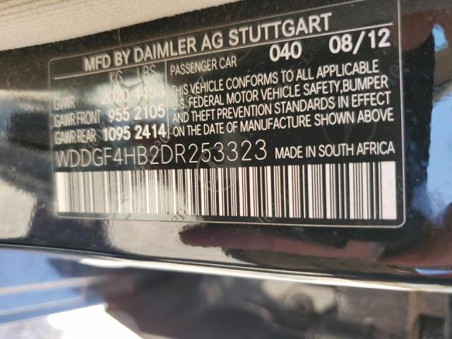 Photo 11 VIN: WDDGF4HB2DR253323 - MERCEDES-BENZ C-CLASS 