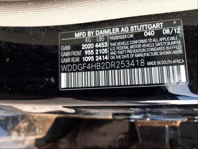 Photo 9 VIN: WDDGF4HB2DR253418 - MERCEDES-BENZ C 250 