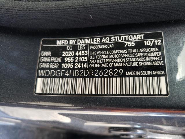 Photo 9 VIN: WDDGF4HB2DR262829 - MERCEDES-BENZ C 250 