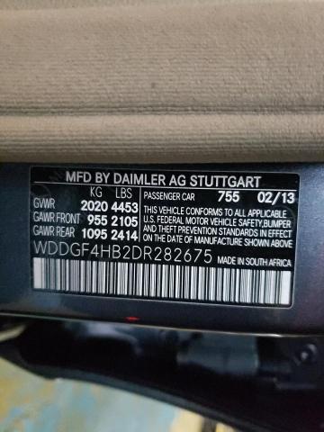 Photo 9 VIN: WDDGF4HB2DR282675 - MERCEDES-BENZ C 250 