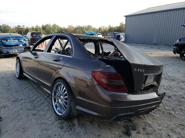 Photo 2 VIN: WDDGF4HB2EA953732 - MERCEDES-BENZ C 250 