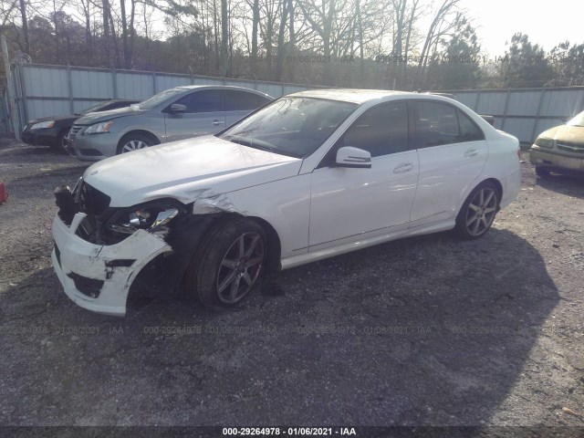 Photo 1 VIN: WDDGF4HB2EA957828 - MERCEDES-BENZ C-CLASS 