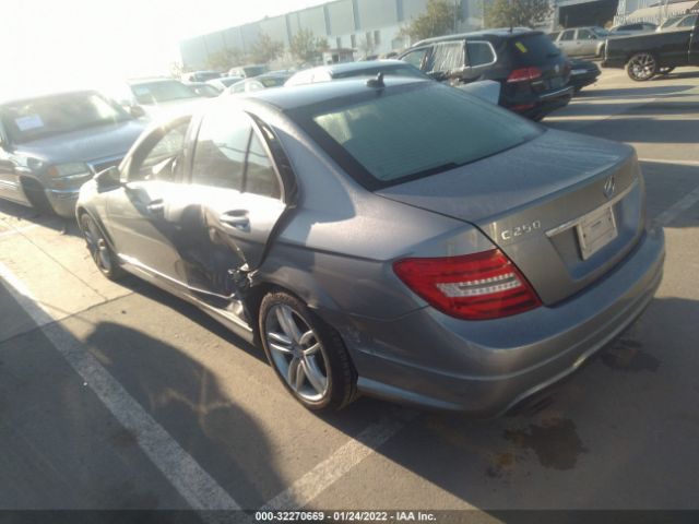 Photo 2 VIN: WDDGF4HB2EA964021 - MERCEDES-BENZ C-CLASS 