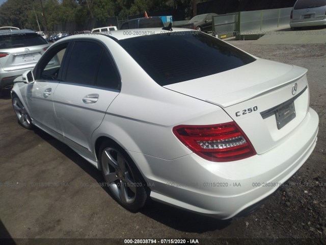 Photo 2 VIN: WDDGF4HB2EA966500 - MERCEDES-BENZ C-CLASS 