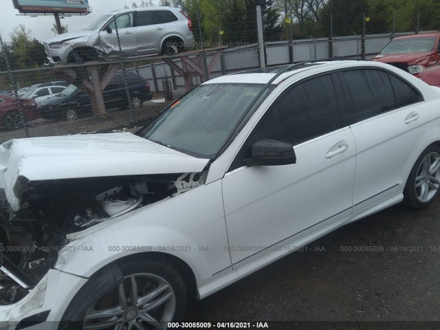 Photo 1 VIN: WDDGF4HB2EG222361 - MERCEDES-BENZ C-CLASS 