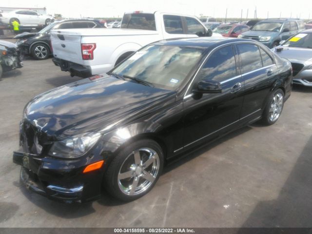 Photo 1 VIN: WDDGF4HB2ER315191 - MERCEDES-BENZ C-CLASS 