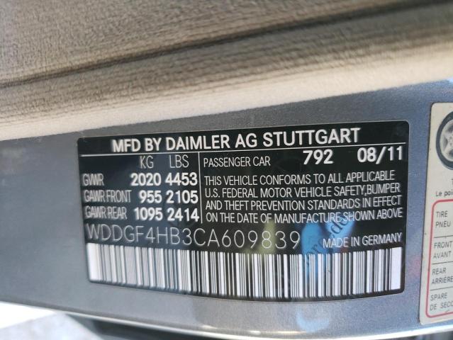 Photo 11 VIN: WDDGF4HB3CA609839 - MERCEDES-BENZ C 250 