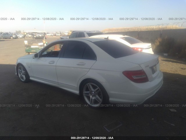 Photo 2 VIN: WDDGF4HB3CA636930 - MERCEDES-BENZ C-CLASS 