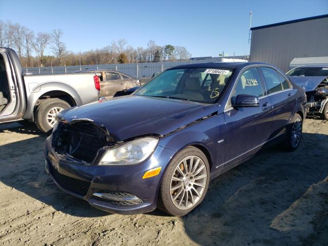 Photo 1 VIN: WDDGF4HB3CA665280 - MERCEDES-BENZ C 250 