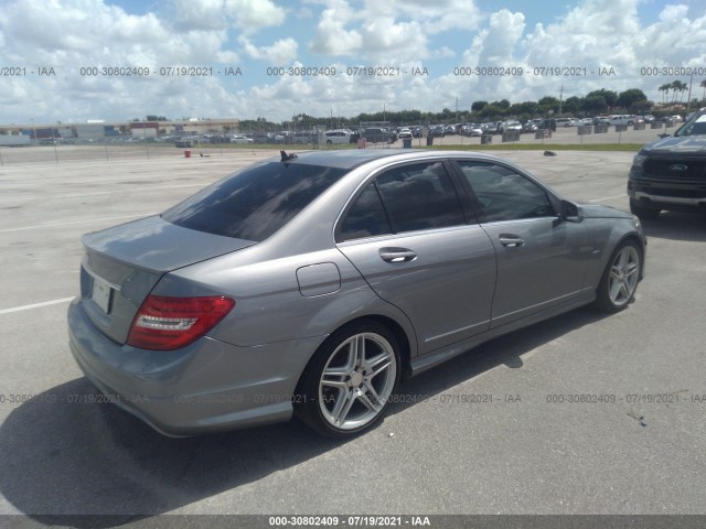 Photo 3 VIN: WDDGF4HB3CR207577 - MERCEDES-BENZ C-CLASS 