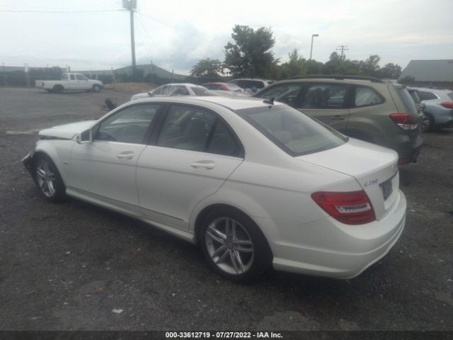 Photo 2 VIN: WDDGF4HB3CR226937 - MERCEDES-BENZ C-CLASS 