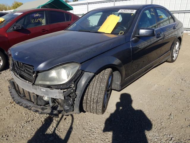 Photo 1 VIN: WDDGF4HB3DA813347 - MERCEDES-BENZ C 250 