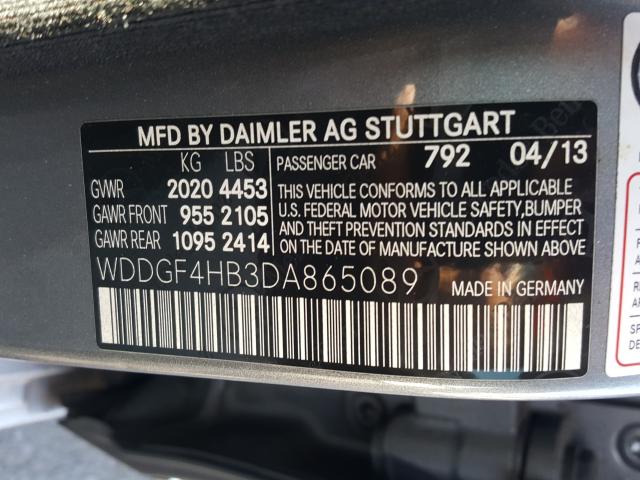 Photo 9 VIN: WDDGF4HB3DA865089 - MERCEDES-BENZ C 250 