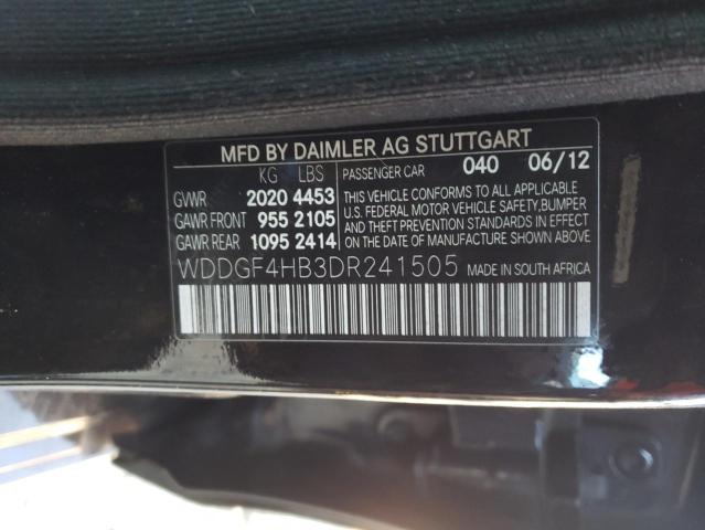 Photo 9 VIN: WDDGF4HB3DR241505 - MERCEDES-BENZ C 250 