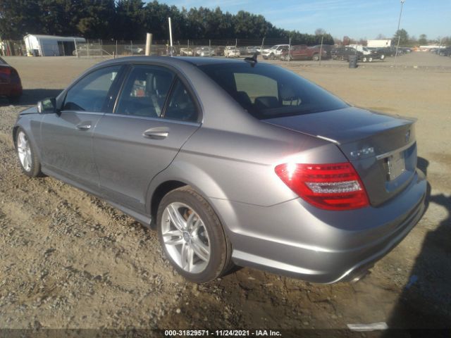 Photo 2 VIN: WDDGF4HB3DR263679 - MERCEDES-BENZ C-CLASS 