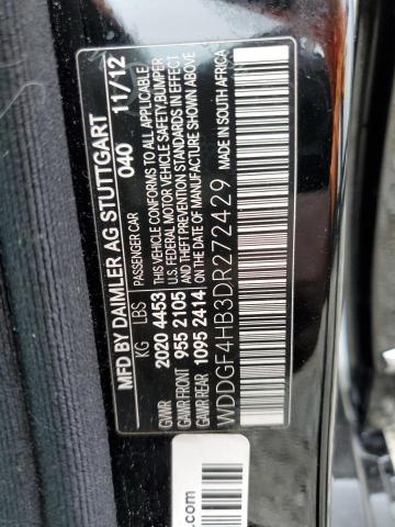 Photo 12 VIN: WDDGF4HB3DR272429 - MERCEDES-BENZ C-CLASS 