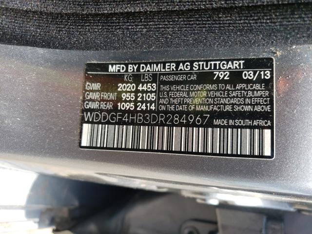 Photo 9 VIN: WDDGF4HB3DR284967 - MERCEDES-BENZ C 250 