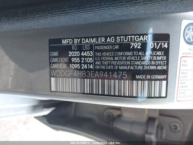 Photo 8 VIN: WDDGF4HB3EA941475 - MERCEDES-BENZ C 250 