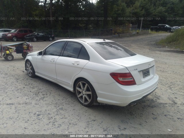 Photo 2 VIN: WDDGF4HB3EA956011 - MERCEDES-BENZ C-CLASS 