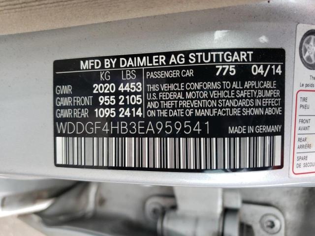 Photo 9 VIN: WDDGF4HB3EA959541 - MERCEDES-BENZ C 250 