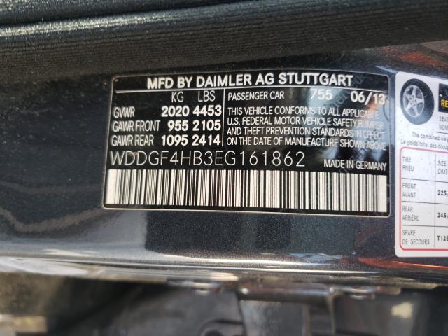 Photo 9 VIN: WDDGF4HB3EG161862 - MERCEDES-BENZ C 250 