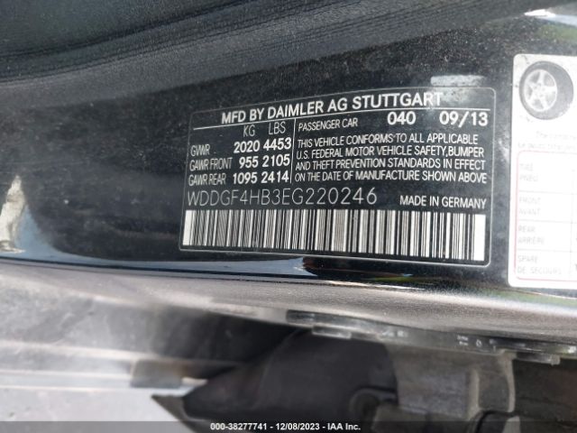 Photo 8 VIN: WDDGF4HB3EG220246 - MERCEDES-BENZ C-CLASS 