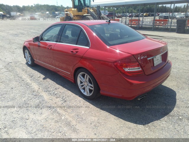 Photo 2 VIN: WDDGF4HB3EG222076 - MERCEDES-BENZ C-CLASS 