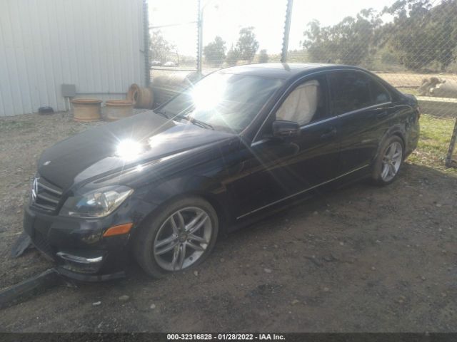 Photo 1 VIN: WDDGF4HB3EG242764 - MERCEDES-BENZ C-CLASS 