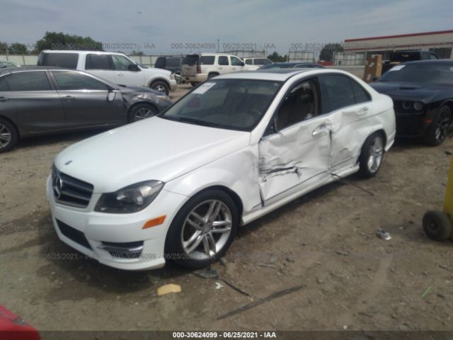 Photo 1 VIN: WDDGF4HB3ER316463 - MERCEDES-BENZ C-CLASS 