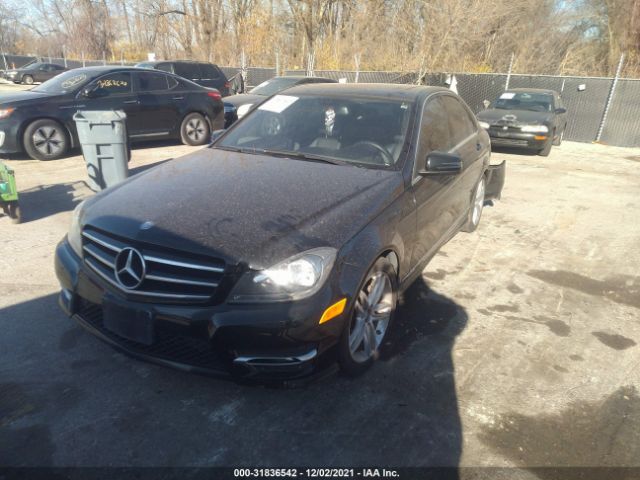 Photo 1 VIN: WDDGF4HB3ER317872 - MERCEDES-BENZ C-CLASS 