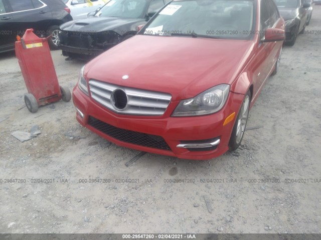 Photo 5 VIN: WDDGF4HB4CA606027 - MERCEDES-BENZ C-CLASS 